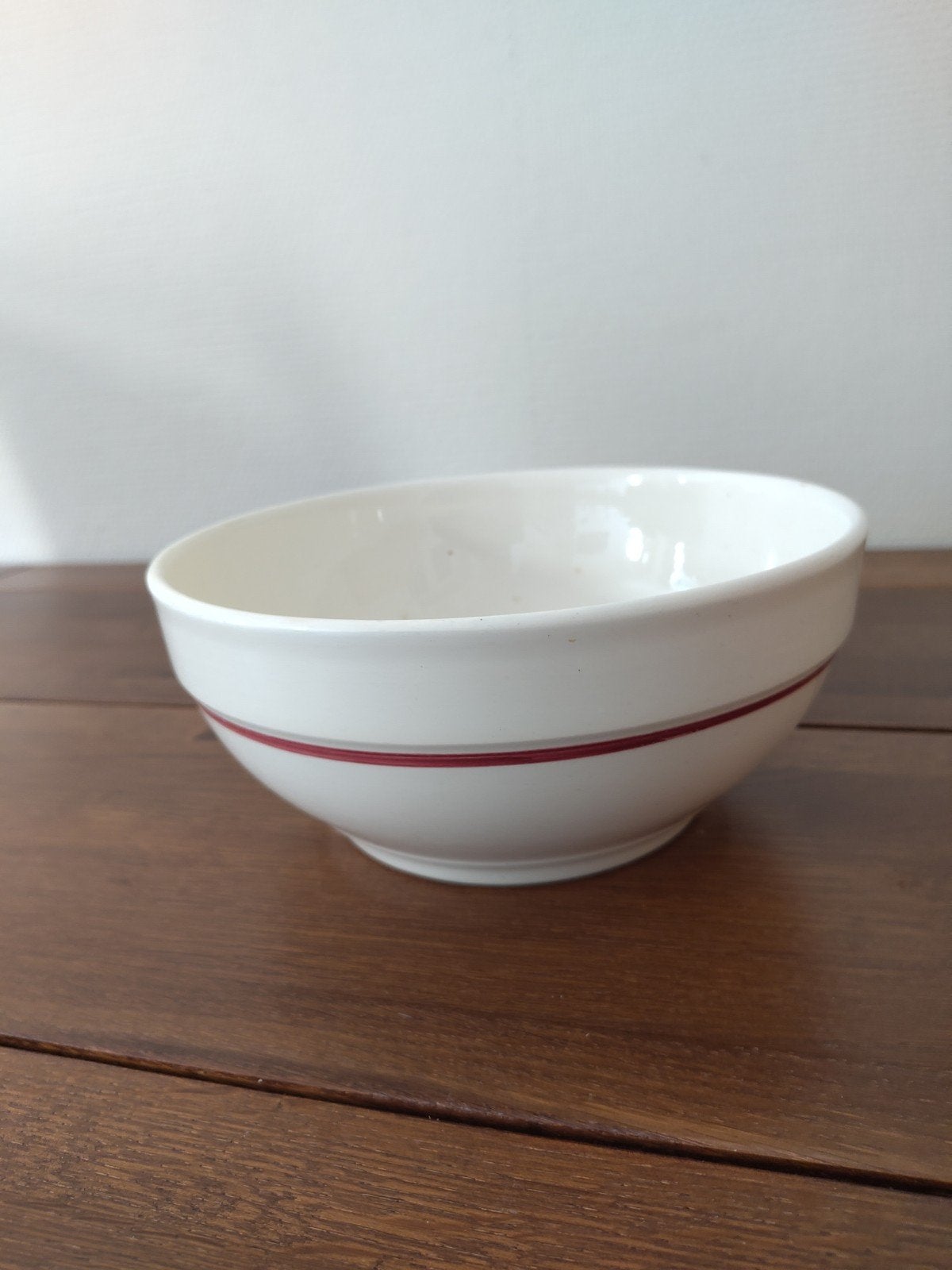 Vintage serveerschaal  " Société Céramique Maestricht" Rood, Antiek en Kunst, Ophalen of Verzenden