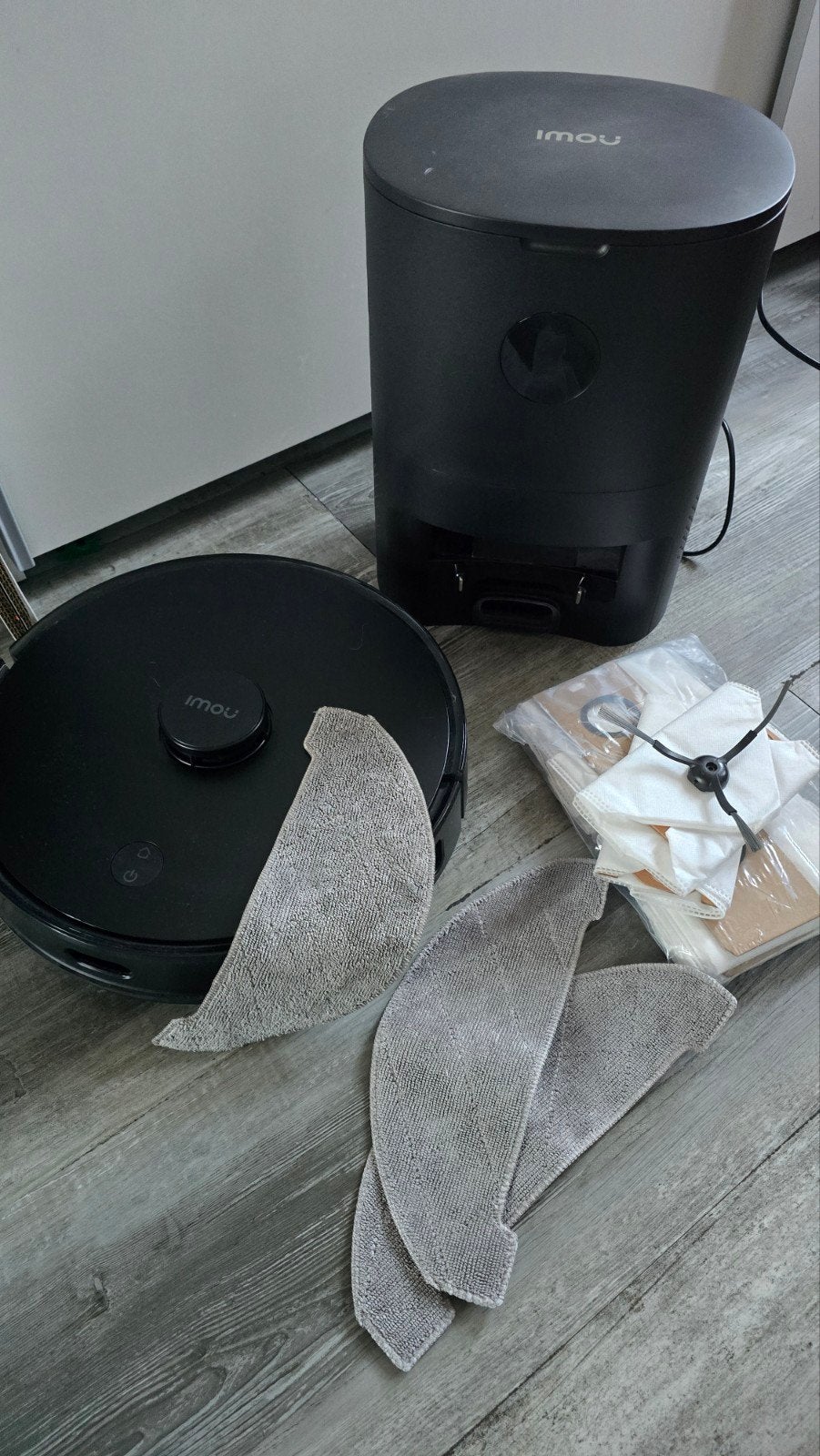 Imou robot stofzuigen en dweilen z.g.a.n., Witgoed en Apparatuur, Ophalen of Verzenden, Zo goed als nieuw, Robotstofzuiger