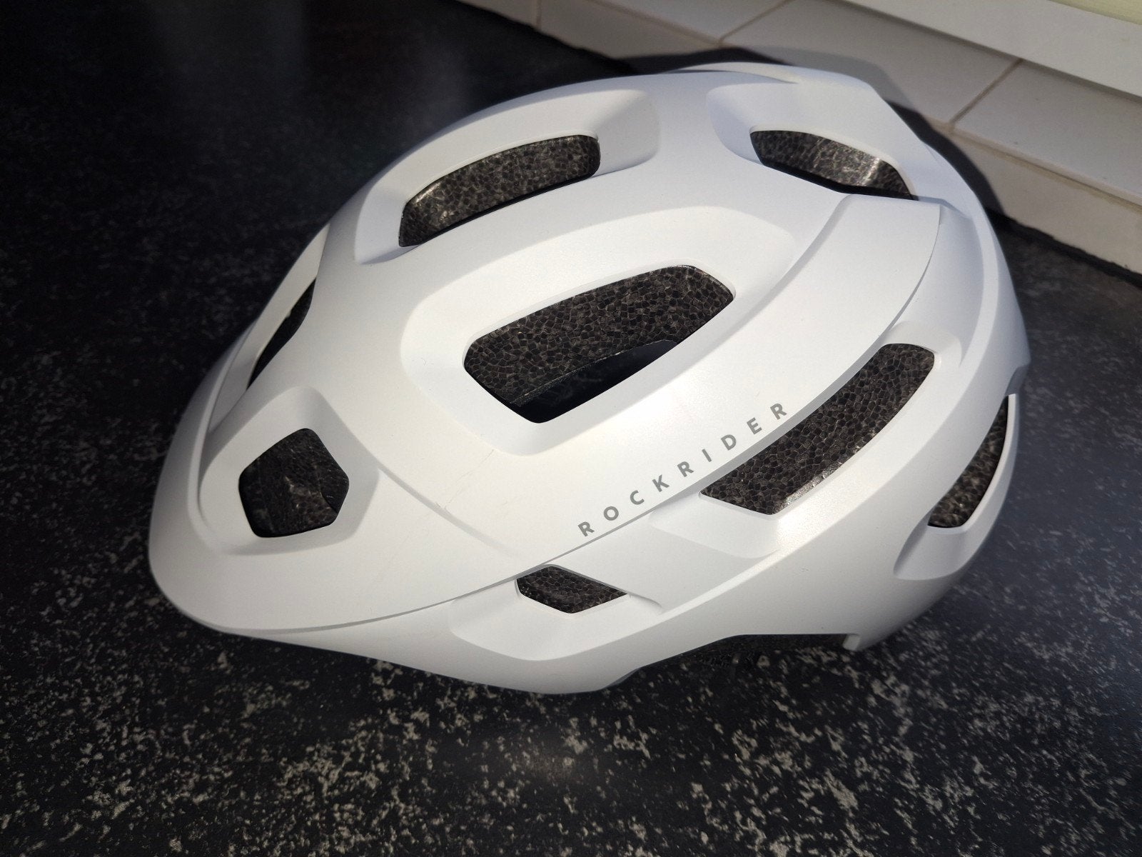 Rockrider MTB EXPL 100 Fietshelm - Wit (Maat 59-62 cm), Ophalen of Verzenden, Zo goed als nieuw, Rockrider, L