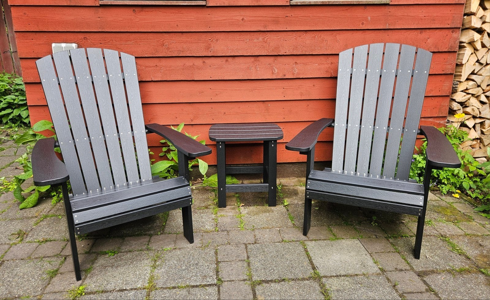 Adirondack stoelen kunsstof bear chairs, Tuin en Terras, Tuinstoelen, Ophalen, Zo goed als nieuw, Kunststof