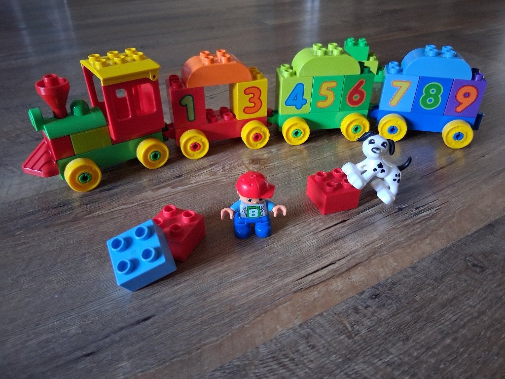 Duplo 10558 Getallentrein, Gebruikt, Overige thema's, Overige typen, Ophalen of Verzenden