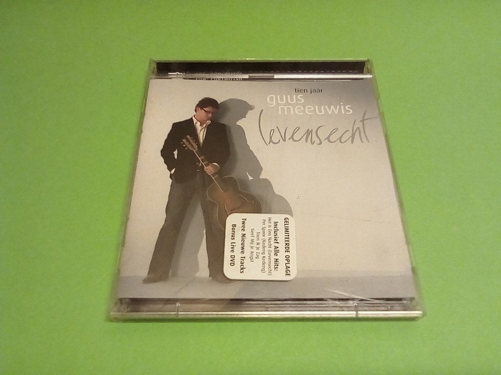 Guus Meeuwis - Tien Jaar Levensecht (CD + Bonus Live DVD), Inclusief DVD, Pop, Ophalen of Verzenden, Zo goed als nieuw