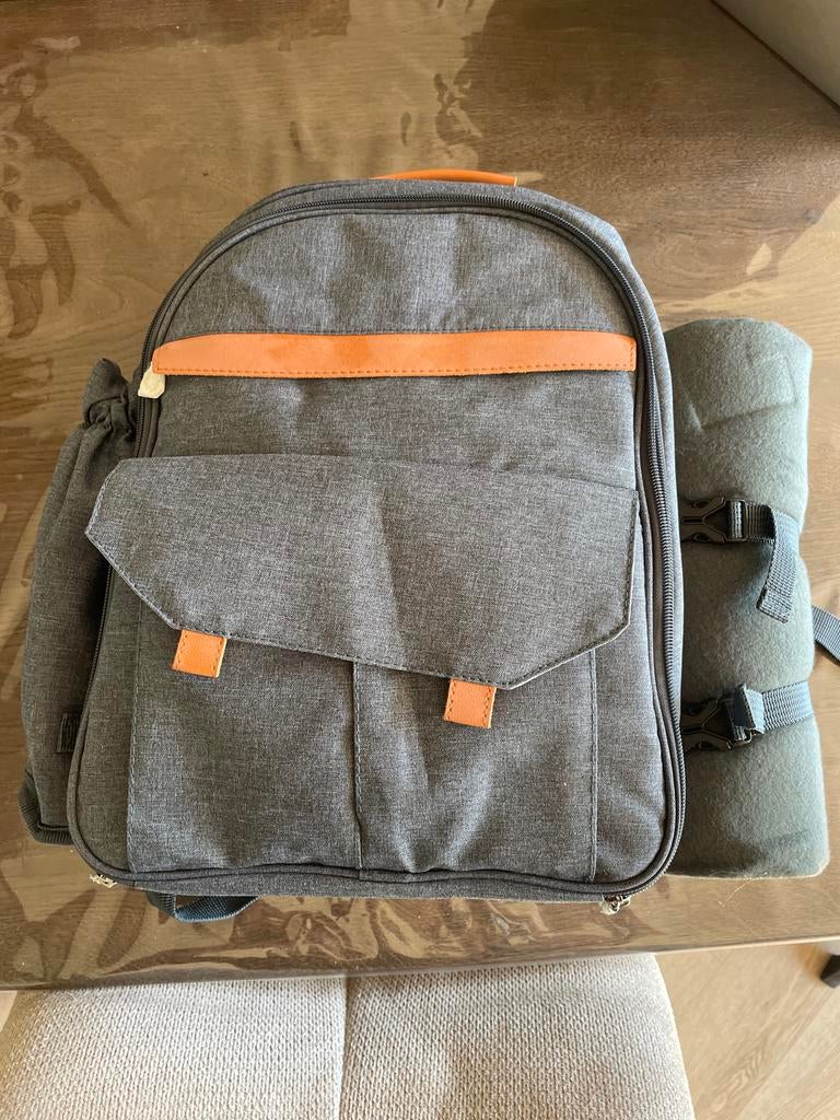 Picknickrugzak met deken en complete set, Hobby en Vrije tijd, Picknickmanden, Ophalen of Verzenden, Nieuw