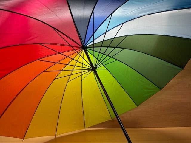Paraplu regenboog., Espel, Nieuw, Info@eddiys.eu, Ophalen of Verzenden