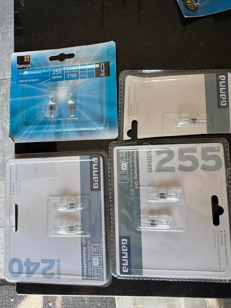 Halogeenlampen G4 12V 20W - Nieuw in verpakking, Ophalen of Verzenden, Nieuw