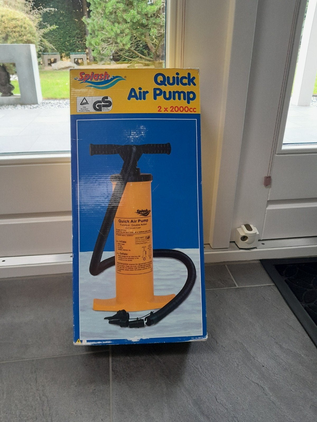 Splash Quick Air Pump - Dubbelwerkende Luchtpomp, Ophalen, Zo goed als nieuw, Overige typen