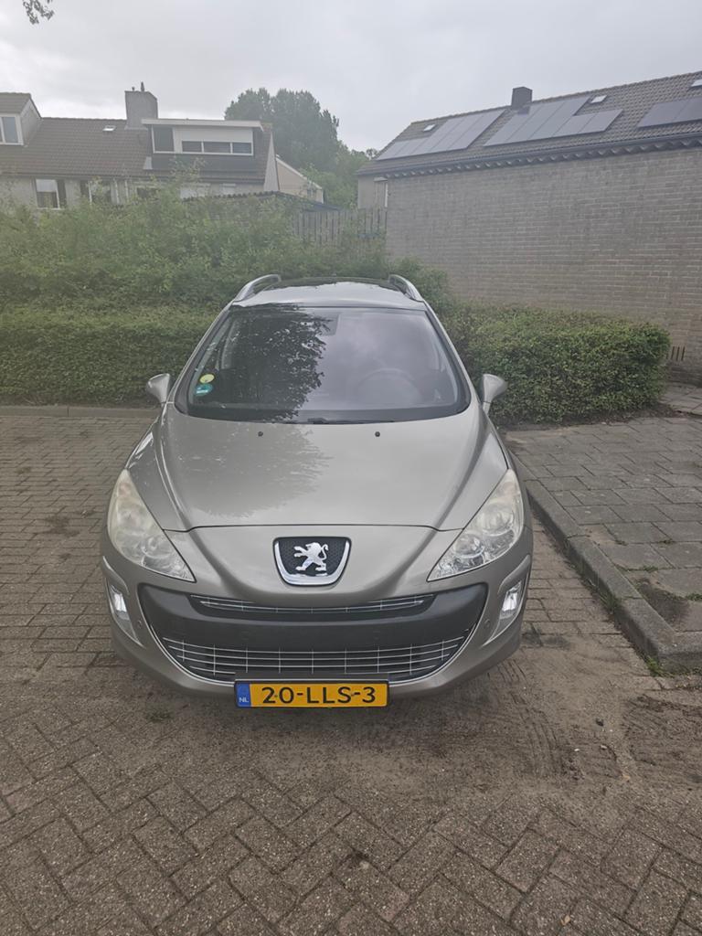 Peugeot 308 1.6 VTI 16V SW 7P 2010 Grijs, Auto's, Voorwielaandrijving, Zwart, 4 cilinders, 7 stoelen