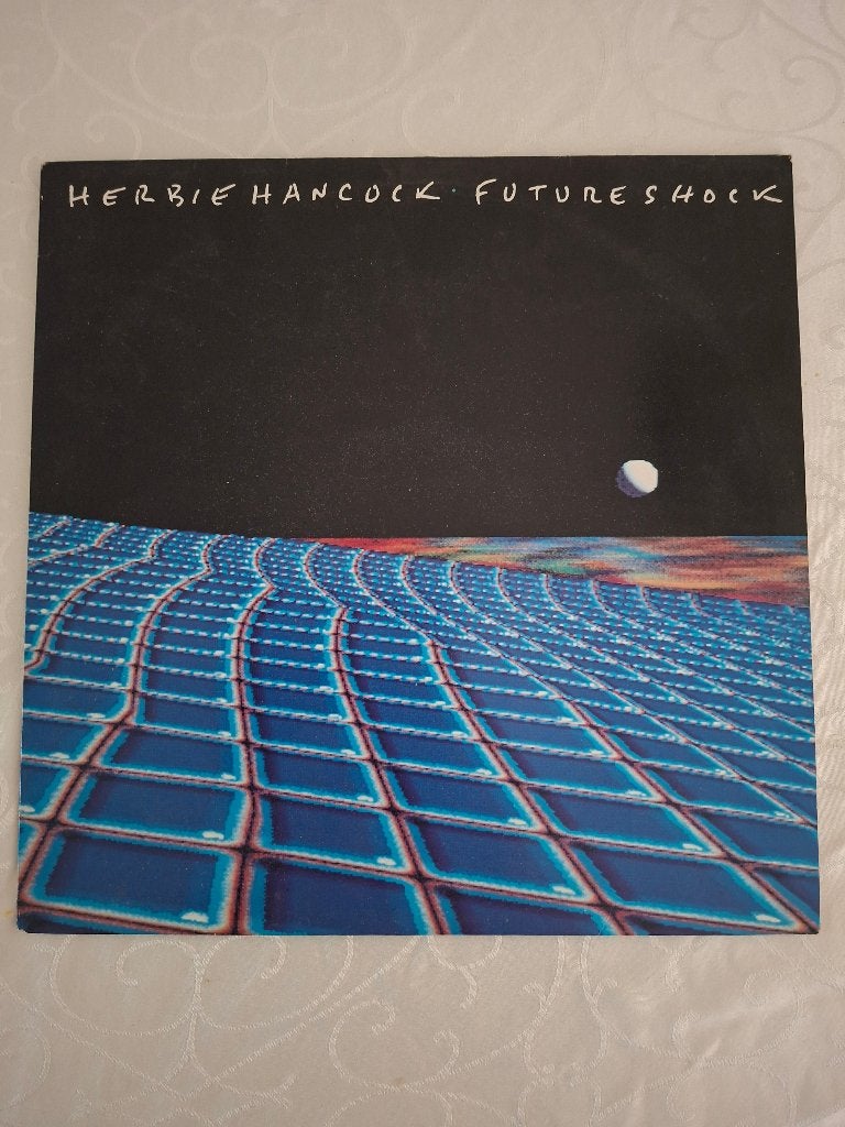 Lp  van HERBIE HANCOCK - FUTURE SHOCK, 1960 tot 1980, Gebruikt, Ophalen of Verzenden, 12 inch