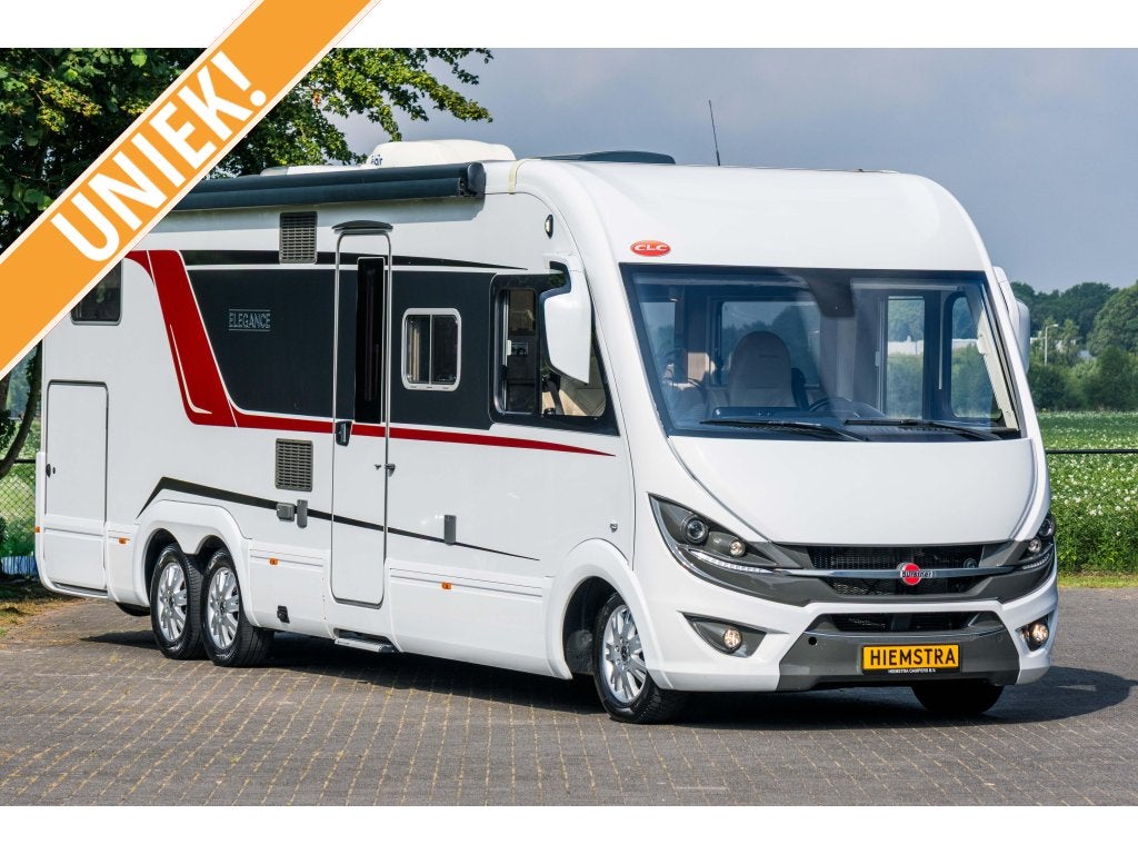 Bürstner Elegance 910 G UNIEK Zeer luxe FULL OPTION, Caravans en Kamperen, Campers, Vloeistofverwarming, Bedrijf, Bürstner, 8 tot 9 meter