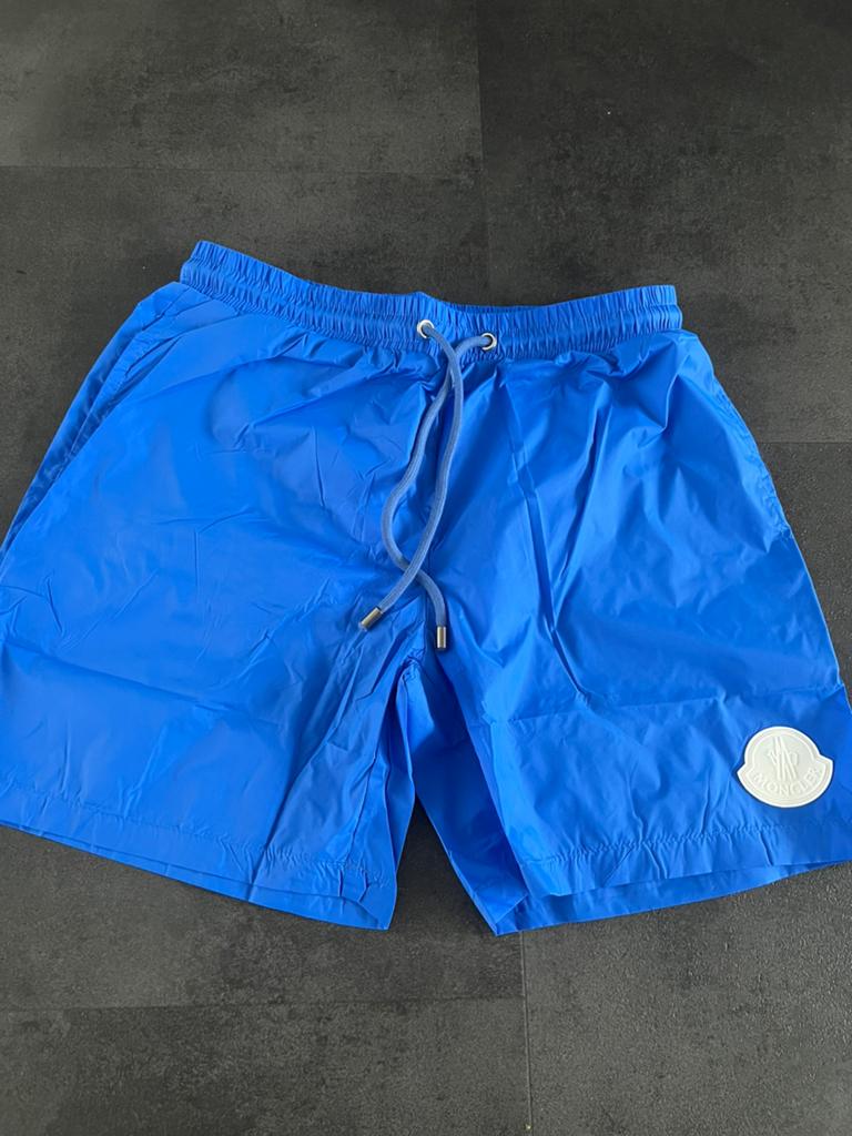 Moncler Zwembroek – Blauw – Maat M, Ophalen of Verzenden, Maat 48/50 (M), Blauw, Zwemshort
