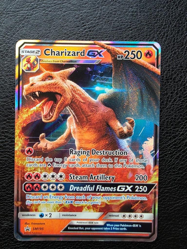 Charizard gx sm195 sun moon promo, Ophalen of Verzenden, Nieuw, Losse kaart