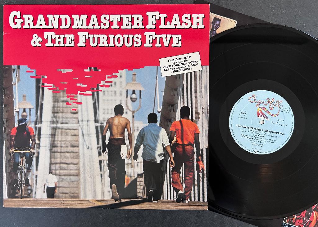 GRANDMASTER FLASH & FURIOUS FIVE ( LP; NMINT ), Cd's en Dvd's, Vinyl | Hiphop en Rap, Ophalen of Verzenden, Voor 1985, Zo goed als nieuw