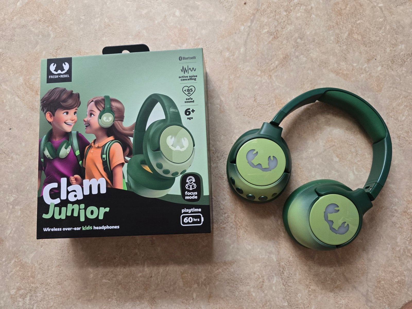 Fresh 'n Rebel Clam Junior koptelefoon - Groen, Ophalen, Fresh 'n Rebel, Zo goed als nieuw, Groen