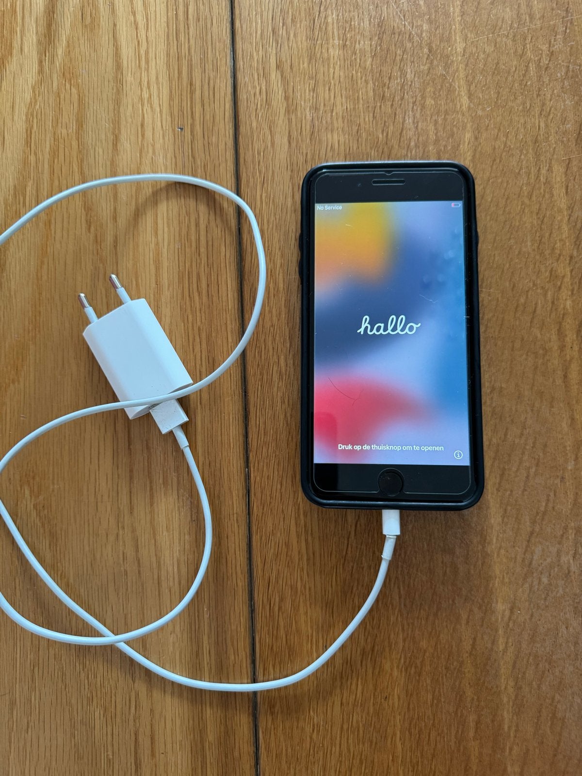 iPhone 7 Plus Zwart 128GB met oplader en hoesje, Zwart, Ophalen of Verzenden, Zonder simlock, IPhone 7 Plus