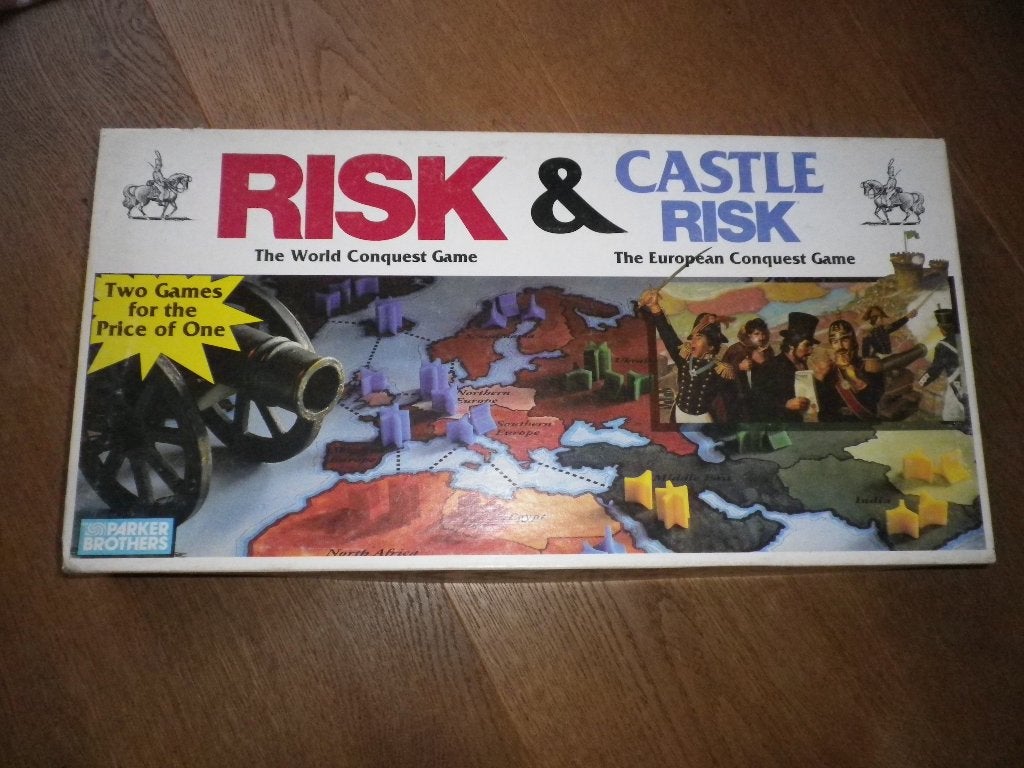 Risk en Castle Risk verzamelobject, Ophalen, Zo goed als nieuw, Parker Brothers