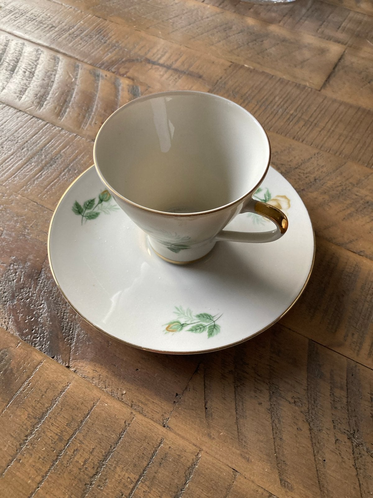 Vintage Z & Co Tirschenreuth Bavaria kop en schotel, Ophalen of Verzenden