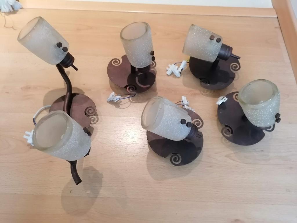 Opbouwspots brons, Huis en Inrichting, Lampen | Spots, Zo goed als nieuw, Plafondspot of Wandspot, Metaal of Aluminium, Halogeen
