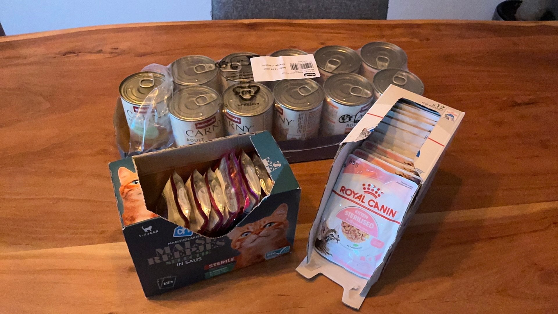 Natvoer voor katten, verschillende merken, Ophalen of Verzenden