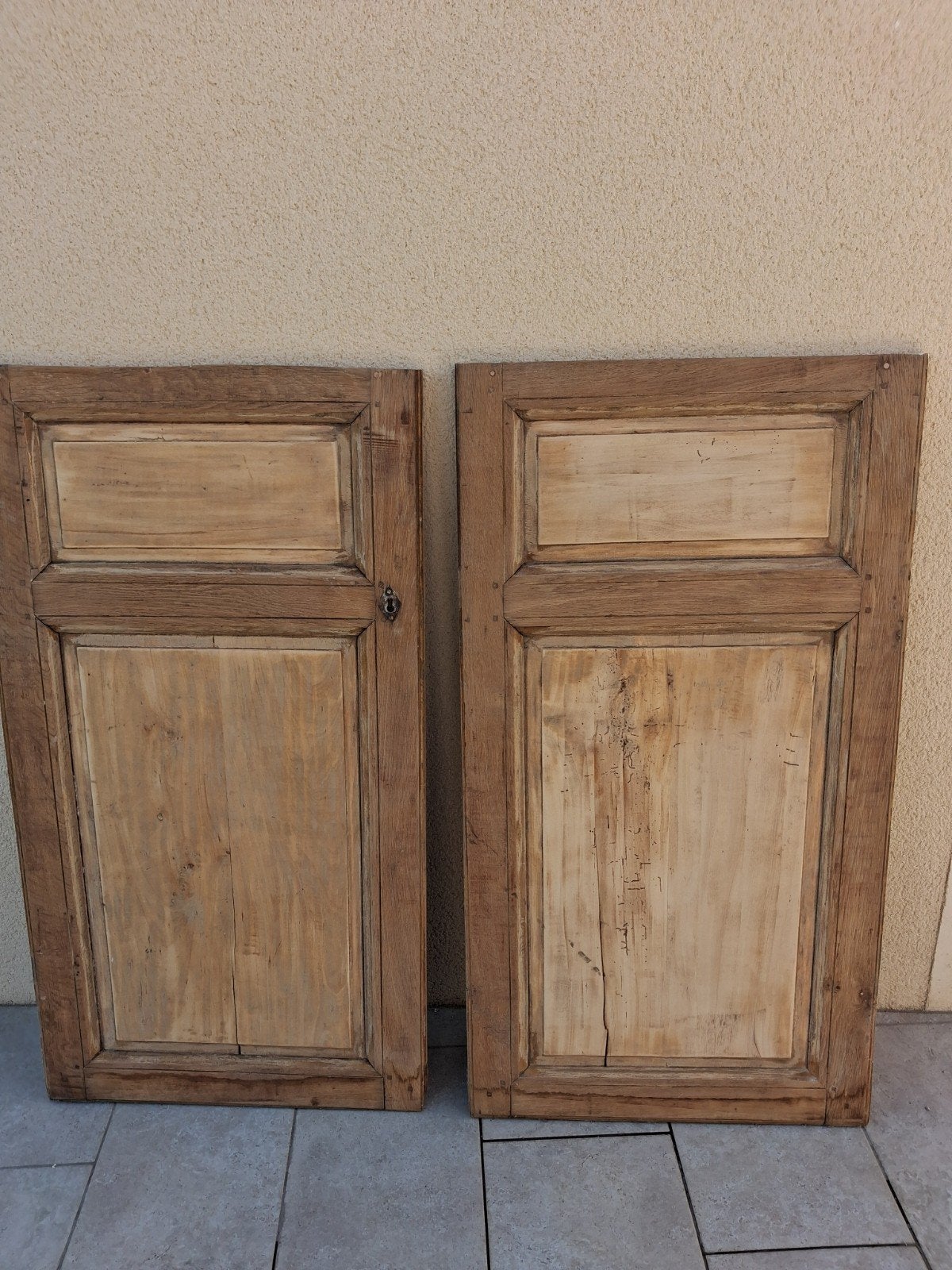twee eikenhouten deuren, Ophalen, Gebruikt, 80 tot 100 cm, Binnendeur