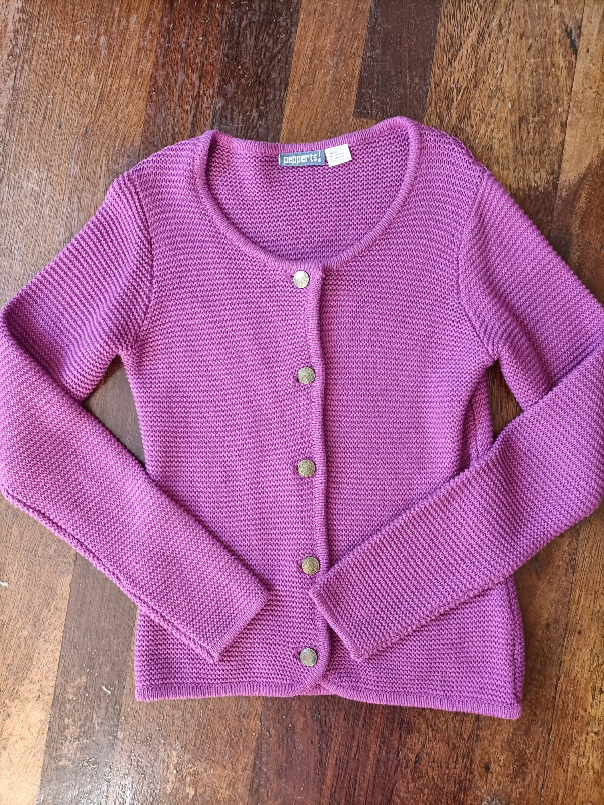 Pepperts! Meisjes vest paars maat 122/128, Ophalen of Verzenden, Zo goed als nieuw, Pepperts!, Meisje