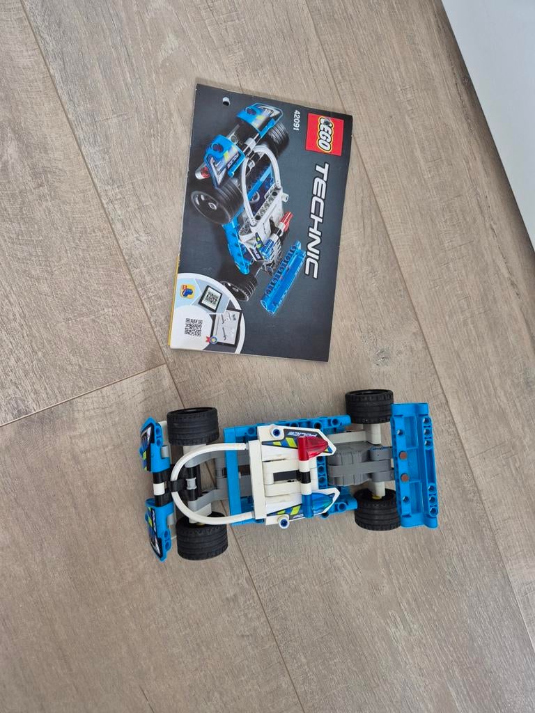 Lego Technic 42091 Politie Achtervolgingsvoertuig, Kinderen en Baby's, Speelgoed | Duplo en Lego, Ophalen of Verzenden, Zo goed als nieuw