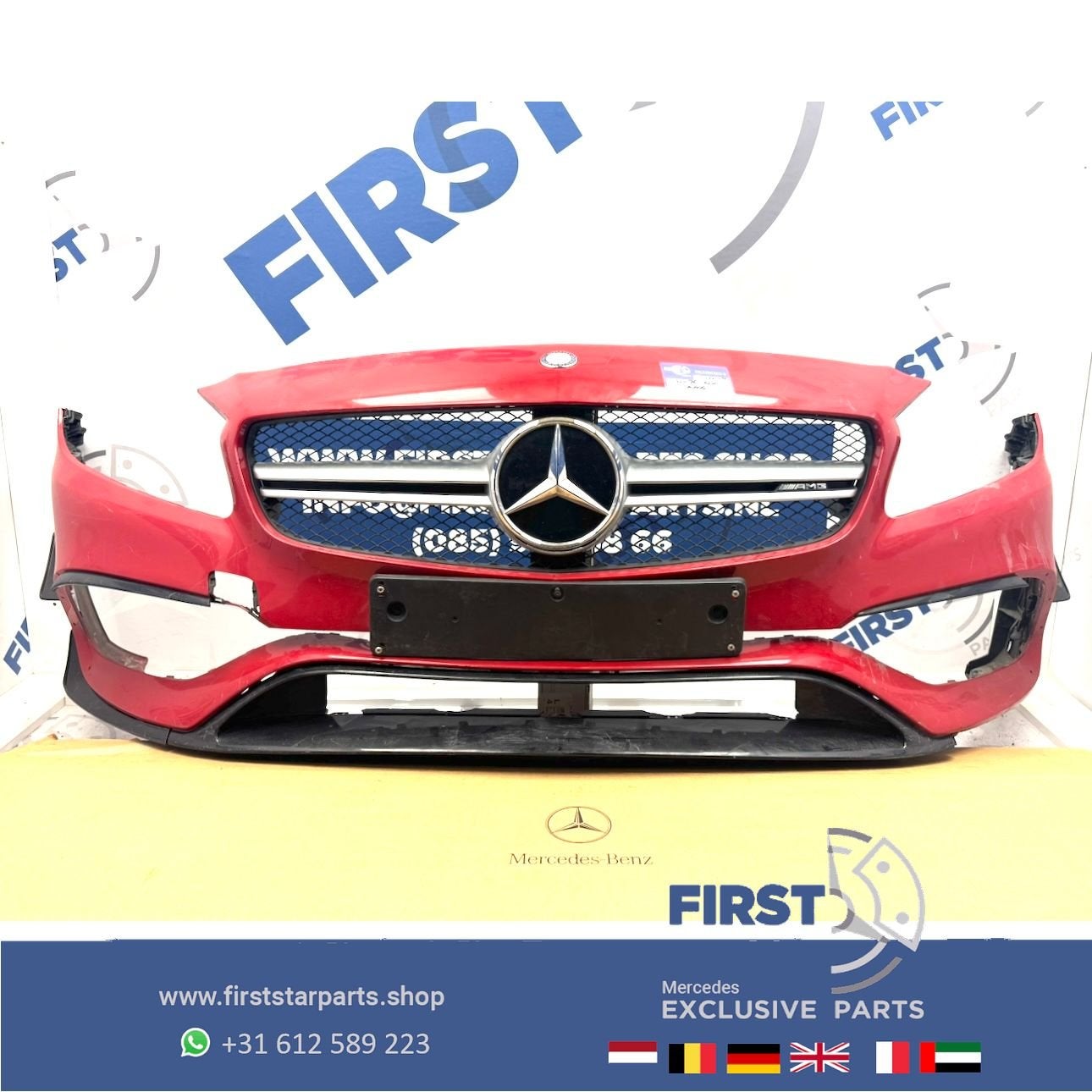 W176 FACELIFT BUMPER A KLASSE 2018 A45 AMG PERFORMANCE VOORB, Auto-onderdelen, Carrosserie en Plaatwerk, Bumper, Mercedes-Benz