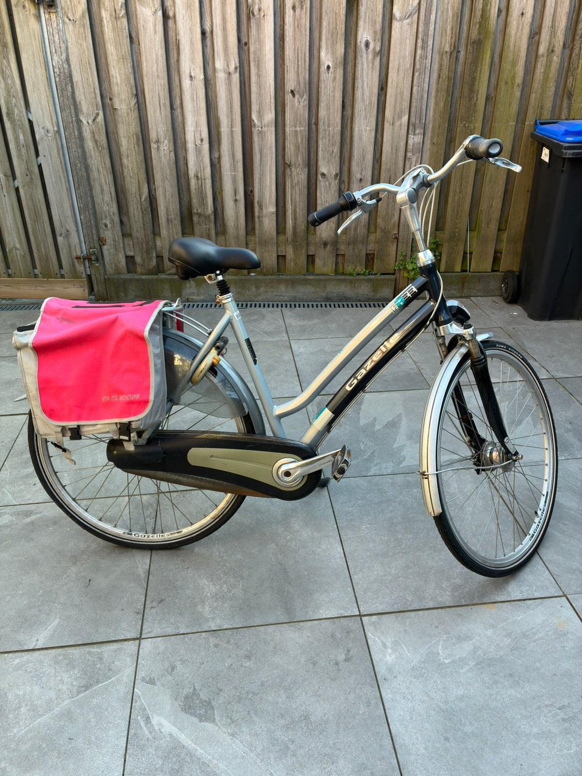 Mooie Gazelle fiets met 7 versnellingen, trommelrem, Ophalen, 56 cm of meer, Zo goed als nieuw, Gazelle
