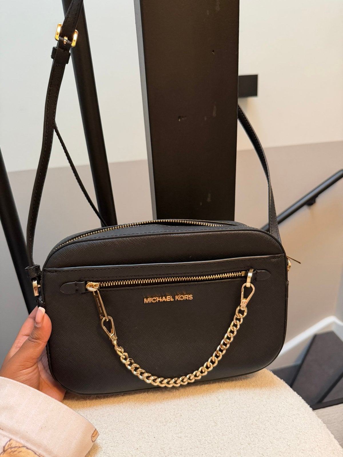 Michael Kors Tas Zwart, Ophalen, Zo goed als nieuw, Zwart, Handtas