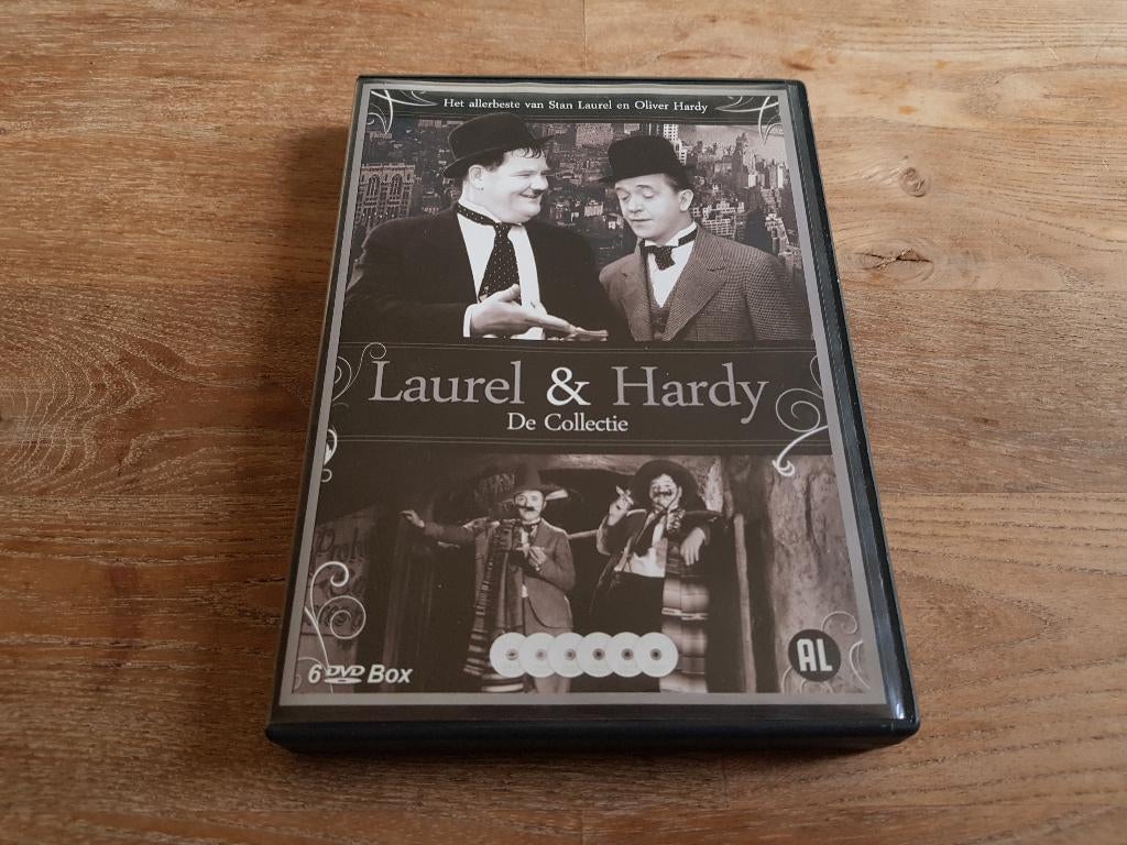 De Dikke en De Dunne=LAUREL & HARDY - De Collectie (6 dvd's), Alle leeftijden, Ophalen of Verzenden, Zo goed als nieuw, Actiekomedie