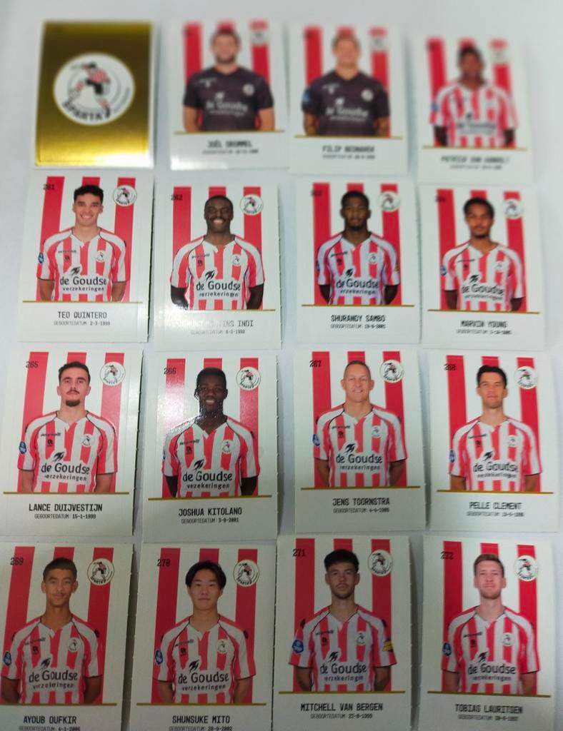 Sparta Rotterdam voetbalplaatjes, Ophalen of Verzenden, Sparta, Poster, Plaatje of Sticker