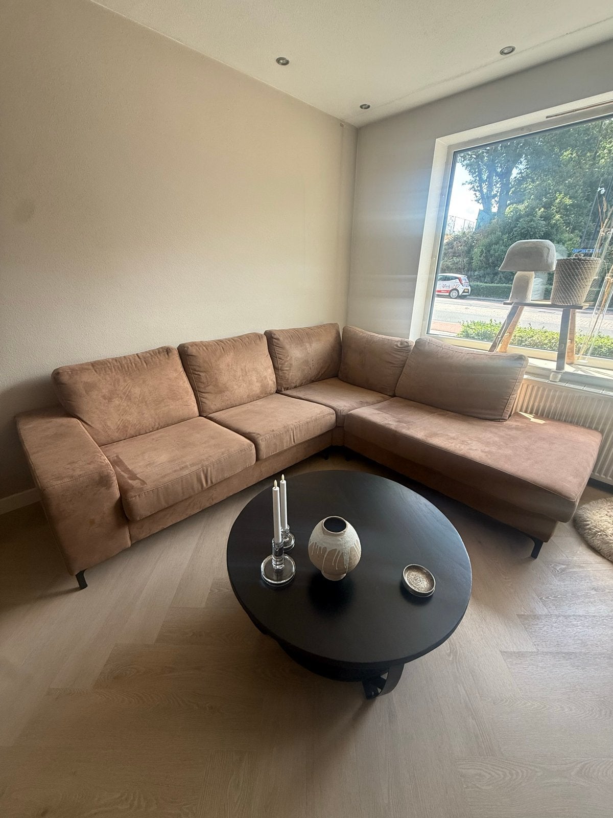 Comfortabele Hoekbank - Zo goed als nieuw, Ophalen, 250 tot 300 cm, 100 tot 125 cm, Hoekbank