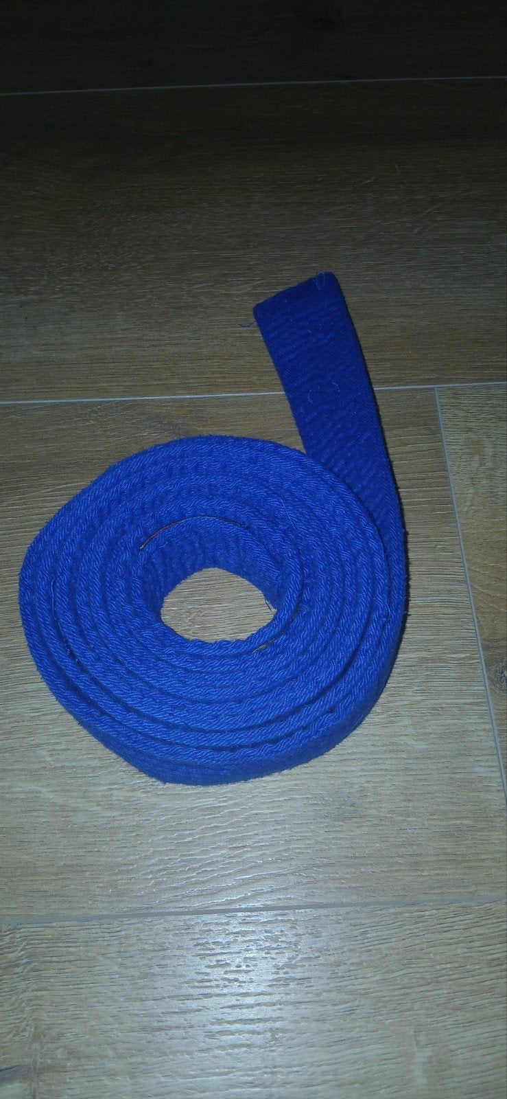 Blauwe Kyokushinkai Karate band XL/330, Maat XL, Ophalen of Verzenden, Nieuw