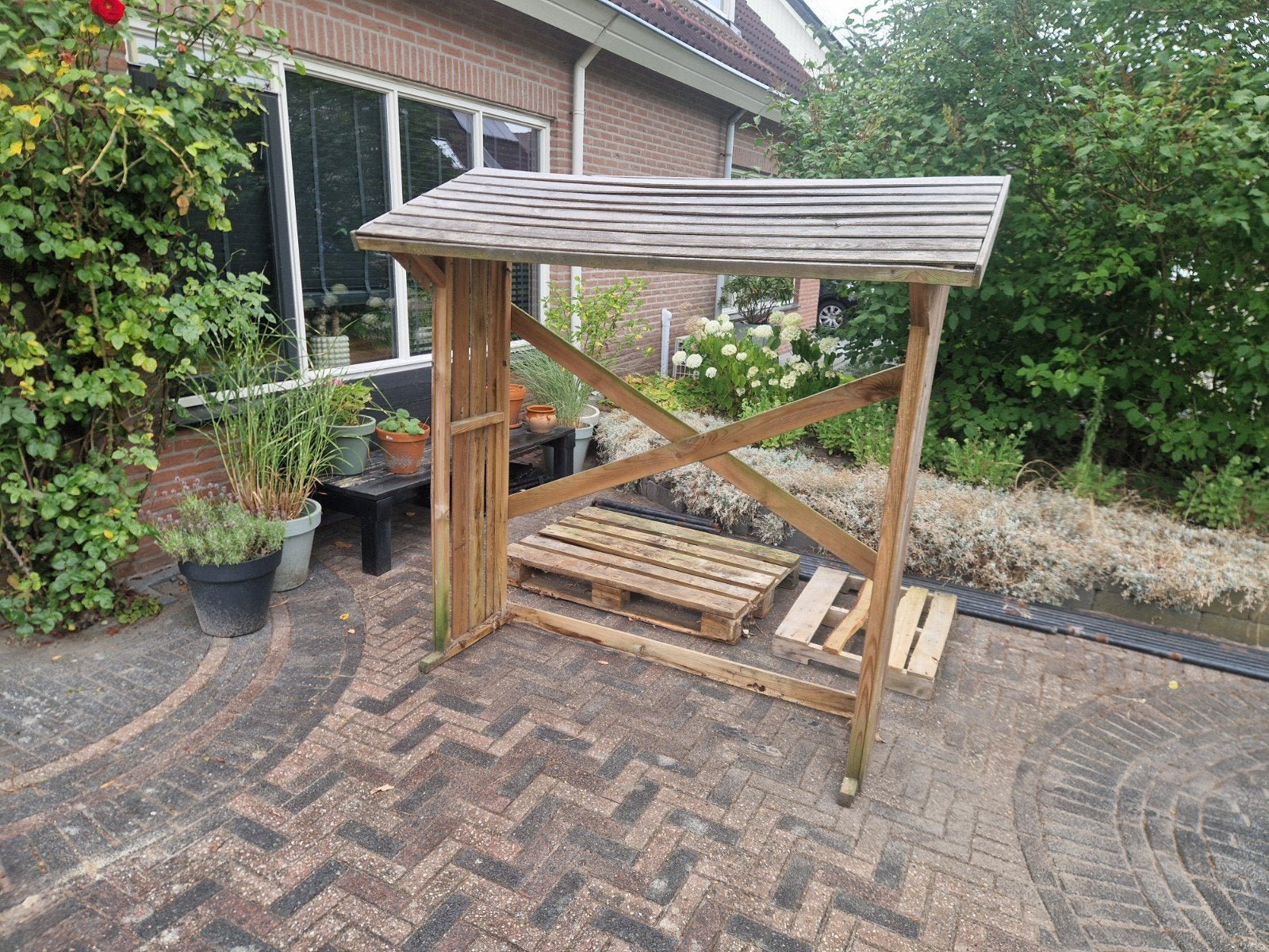 Houthok 160x180x65cm - Stevig en Duurzaam, Ophalen of Verzenden, Gebruikt, Hout, Overige typen