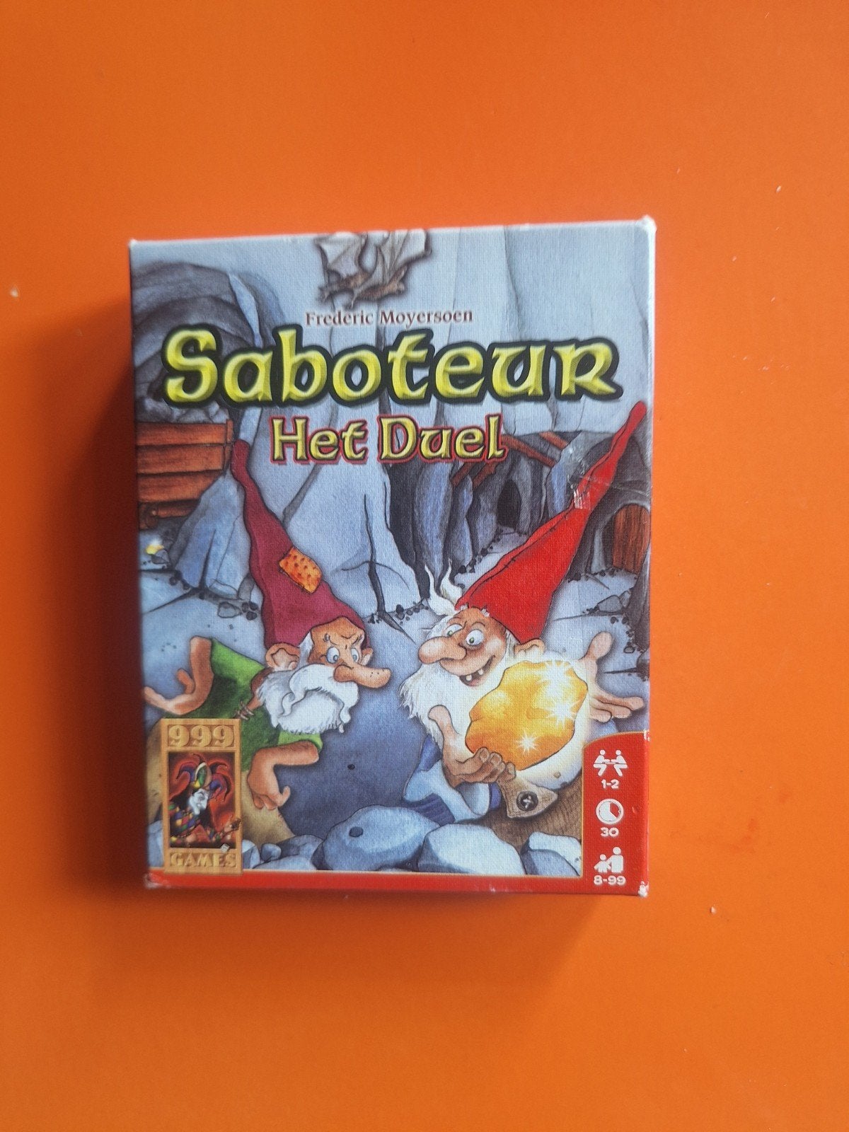 Saboteur Het Duel - Strategisch kaartspel voor 1-2 spelers, Een of twee spelers, Ophalen of Verzenden, Zo goed als nieuw, 999 Games