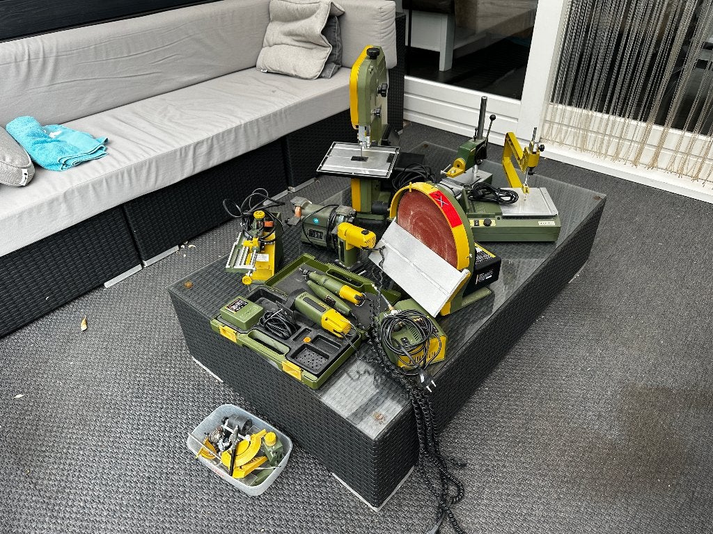Complete Proxxon gereedschapset met toebehoren, Ophalen of Verzenden, Gebruikt