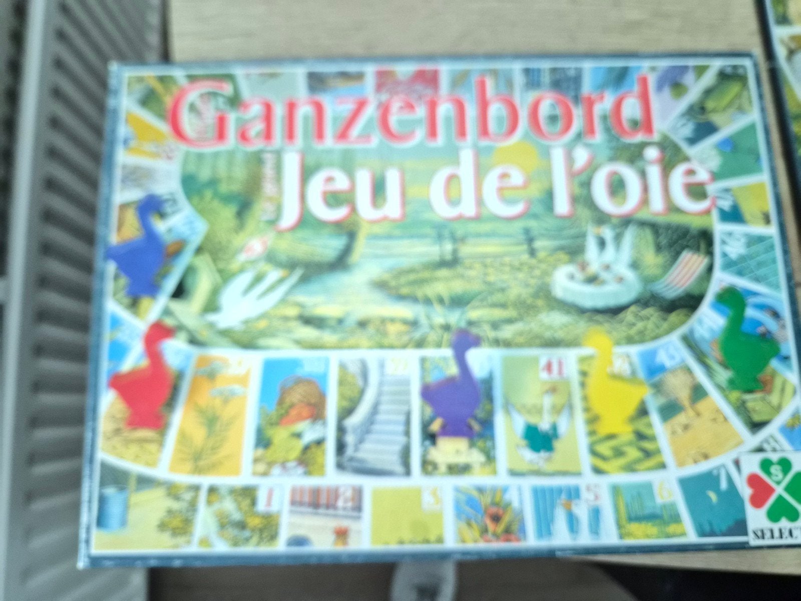 Ganzenbord / Jeu de l'Oie - Klassiek bordspel, Hobby en Vrije tijd, Gezelschapsspellen | Bordspellen, Vijf spelers of meer, Ophalen of Verzenden