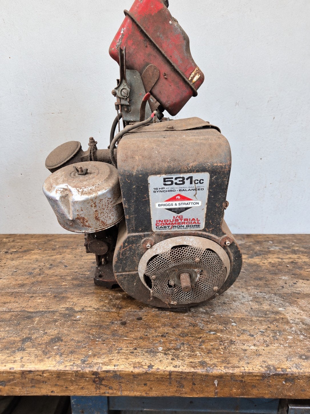 Briggs & Stratton 531cc 16pk Industriële Motor, Doe-het-zelf en Verbouw, Ophalen of Verzenden
