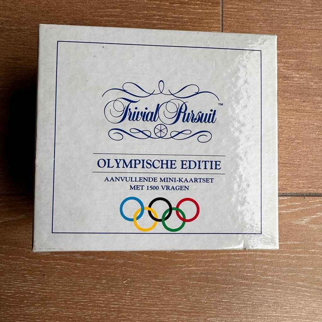 Trivial Pursuit Olympische Editie - Aanvullende Kaartset, Een of twee spelers, Ophalen of Verzenden, Zo goed als nieuw