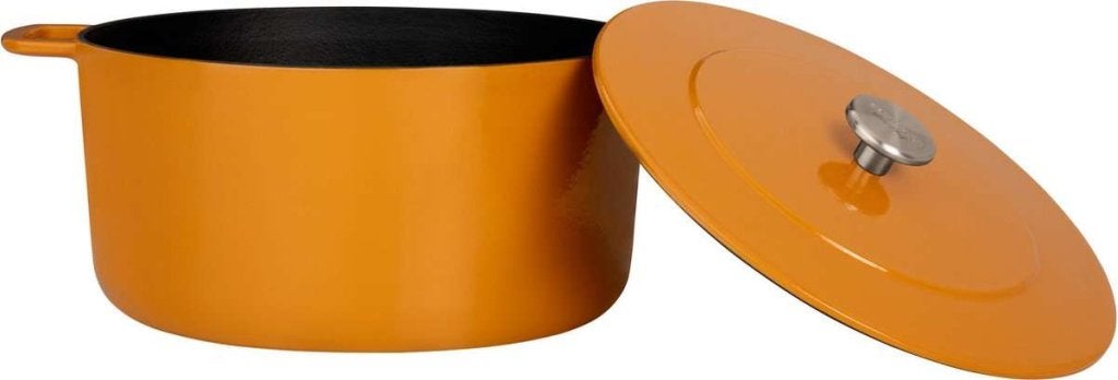 Combekk Sous-chef Dutch Oven / Braadpan 32cm oranje, Huis en Inrichting, Keuken | Potten en Pannen, Info@mystore.nl, Gietijzer