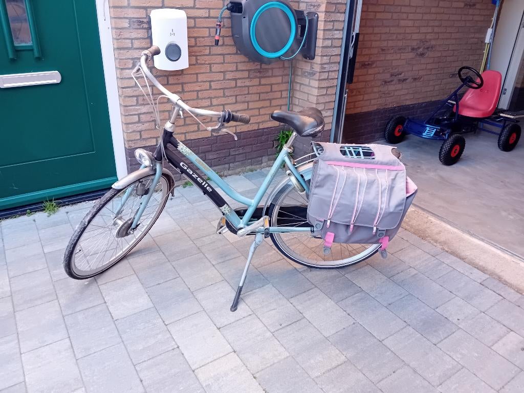 Gazelle dames Fiets met fietstassen, Ophalen, Gebruikt, Gazelle