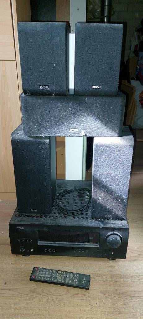 Denon home cinema set, Audio, Tv en Foto, Home Cinema-sets, Gebruikt, 70 watt of meer, 5.1-systeem, Ophalen