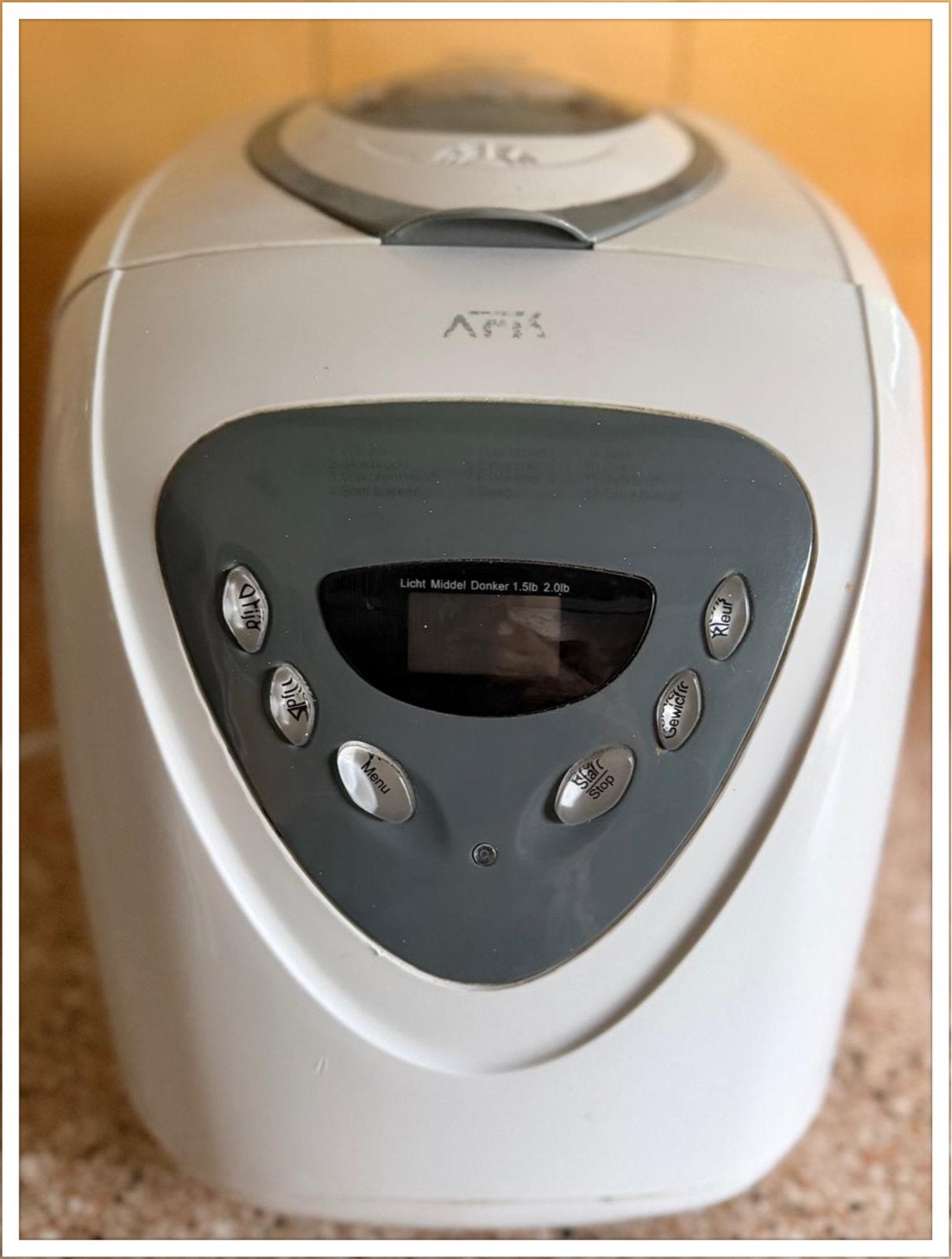 Broodbakmachine - Apix - Wit, Witgoed en Apparatuur, Broodbakmachines, Met timer, Gebruikt, 800 tot 1200 gram deeg, Ophalen of Verzenden