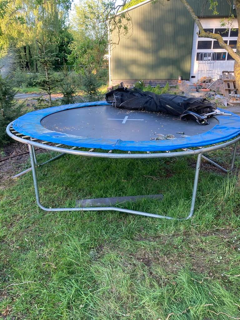 Trampoline 305cm - Gebruikt., Ophalen, Gebruikt