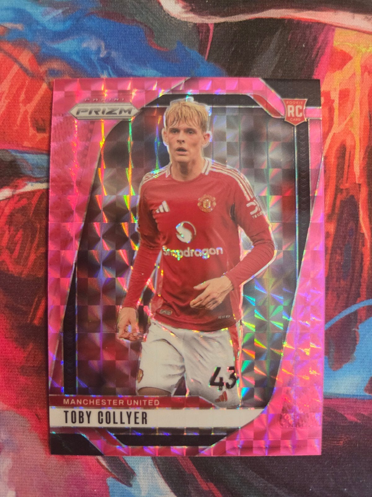 Panini Prizm Toby Gollyer RC Manchester United, Ophalen of Verzenden