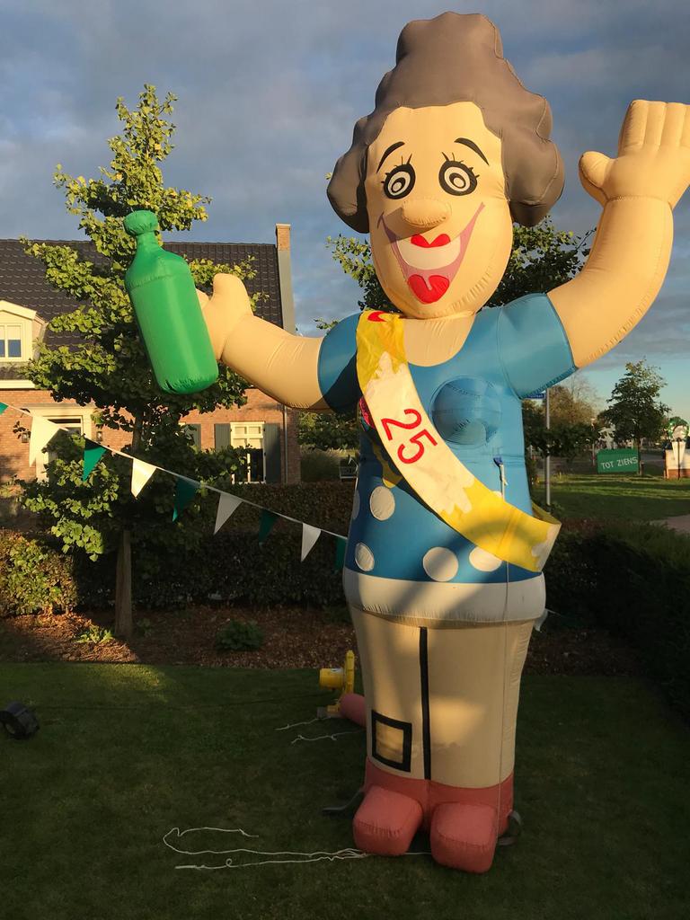 Feestende Sara te huur in Heeten 3,5 meter hoog, Ophalen, Zo goed als nieuw, Abraham of Sarah