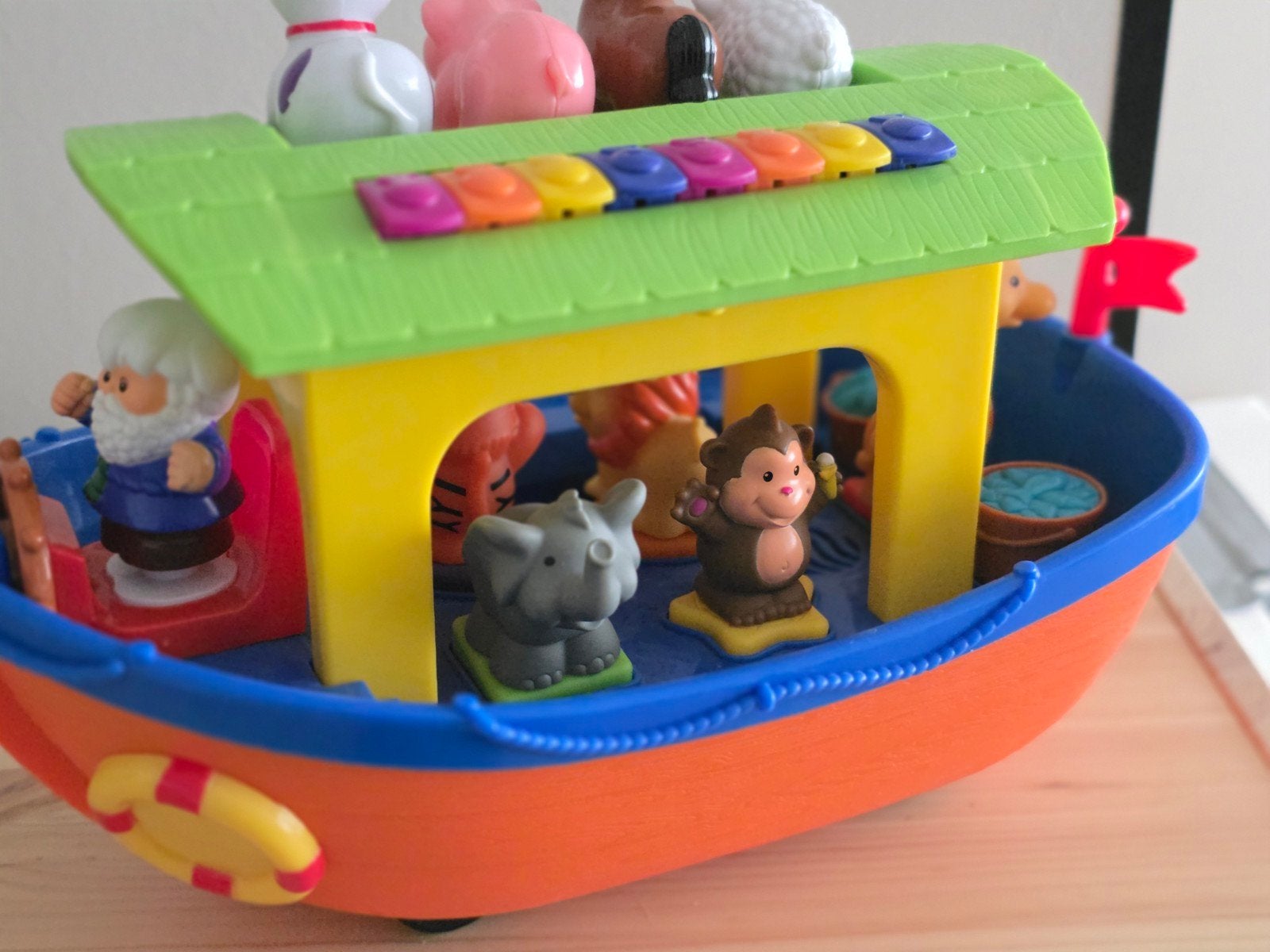 Fisher-Price Little People Noah's Ark met dieren, Ophalen, Zo goed als nieuw, Overige typen