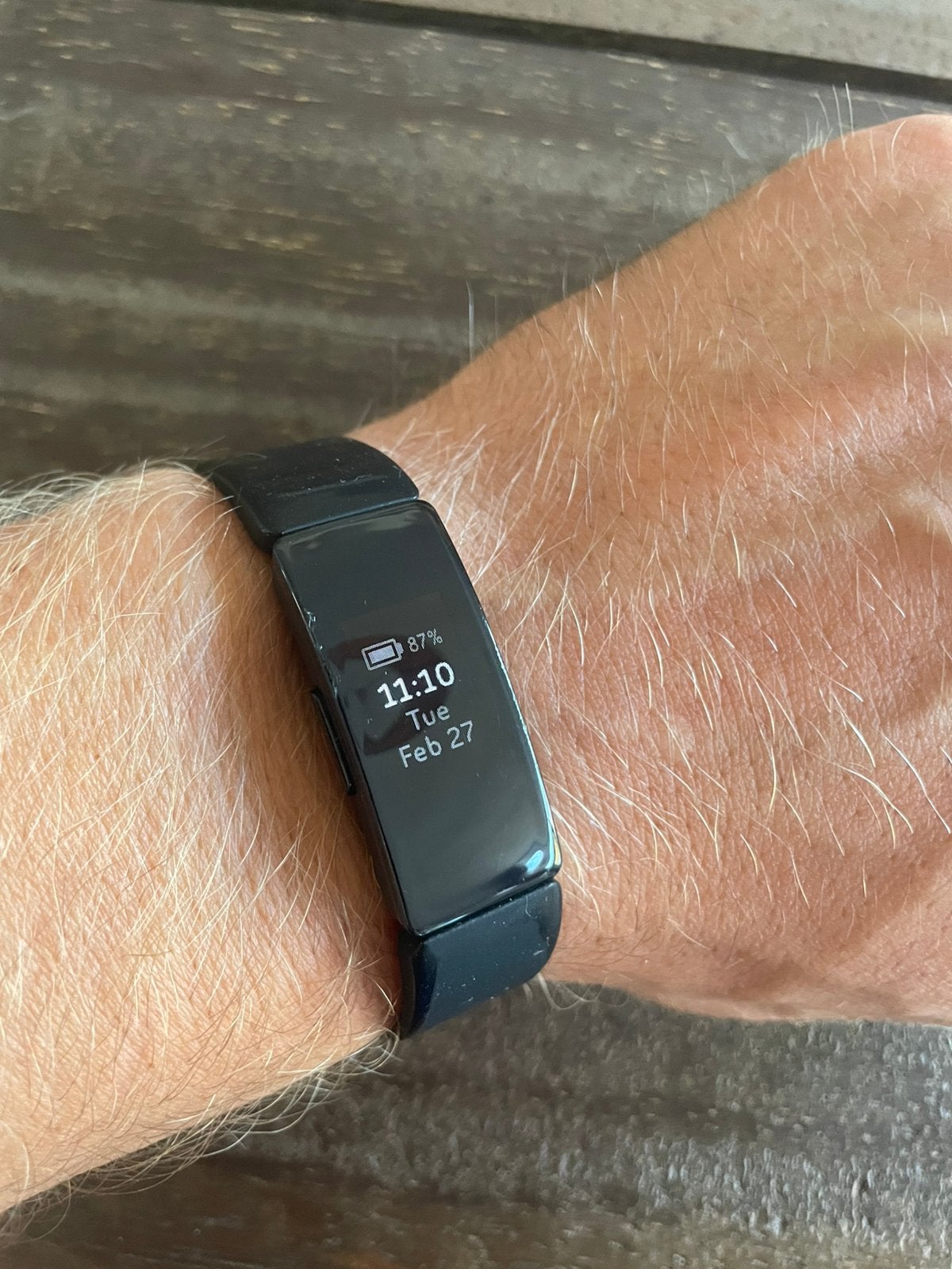 Fitbit Inspire HR (zwart), Sport en Fitness, Hartslagmeters, Ophalen of Verzenden, Zo goed als nieuw, Overige merken, Waterdicht