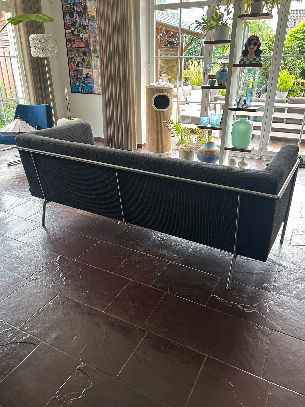 Nette Harvink Mr. Blues bank uit 2012, Huis en Inrichting, Banken | Bankstellen, Ophalen, Gebruikt, Driepersoons, 75 tot 100 cm