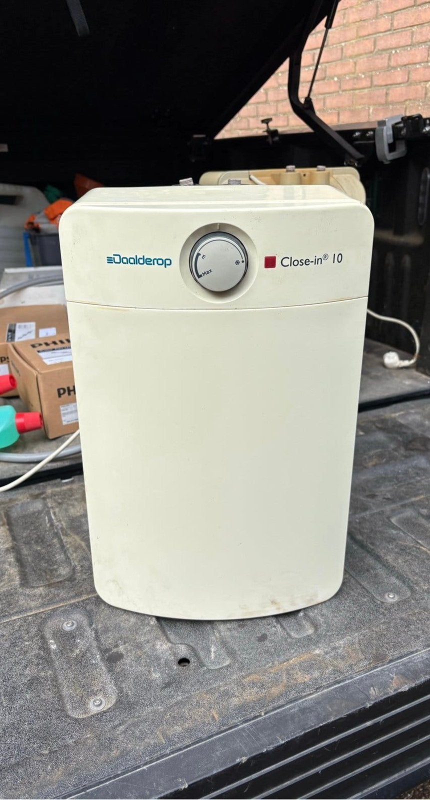 Daalderop Close-in 10 Boiler keukenboiler, Ophalen, Gebruikt, Boiler, Minder dan 20 liter