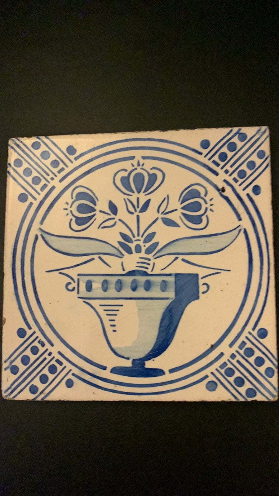 Partij oude blauwe tegeltjes, Antiek en Kunst, Ophalen of Verzenden